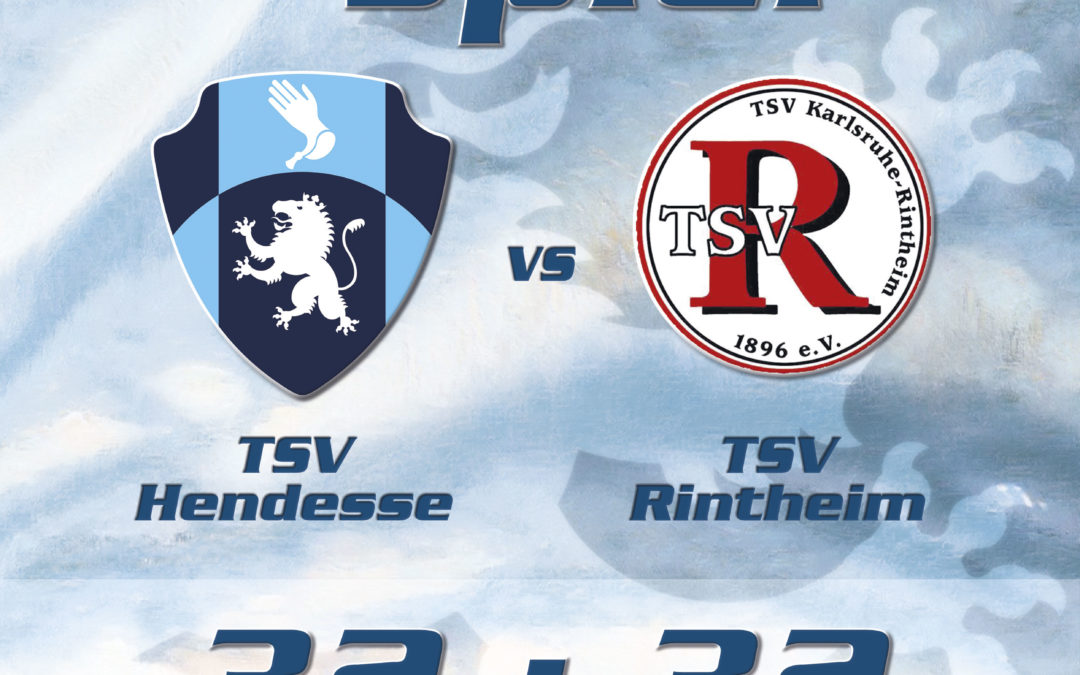 Löwen verspielen einen Punkt gegen den TSV Rintheim